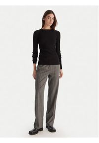 Patrizia Pepe Sweter 2K0337/K7S0-K103 Czarny Slim Fit. Kolor: czarny. Materiał: wiskoza #4