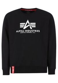 Alpha Industries Bluza Basic 178302 Czarny Regular Fit. Kolor: czarny. Materiał: bawełna #4