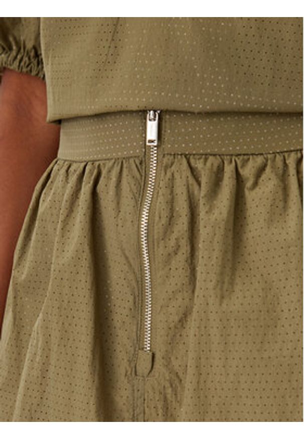 DKNY Spódnica trapezowa P5BNSAFC Zielony Regular Fit. Kolor: zielony. Materiał: syntetyk