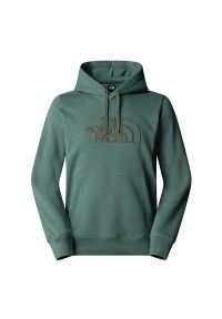 Bluza męska The North Face Drew Peak Light 0A8C1BAQI1 - zielona. Typ kołnierza: kaptur. Kolor: zielony. Materiał: bawełna, poliester. Styl: klasyczny. Sport: wspinaczka