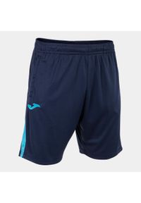 Joma Championship VII Szorty Navy-Fluor Turquoise XS. Kolor: niebieski. Wzór: kolorowy. Sport: piłka nożna #1