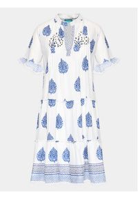 Iconique Sukienka letnia IC23 062 Biały Regular Fit. Kolor: biały. Materiał: bawełna. Sezon: lato #8