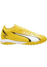 Buty do piłki nożnej męskie Puma Ultra Match Tt. Zapięcie: sznurówki. Kolor: żółty. Materiał: syntetyk, materiał. Szerokość cholewki: normalna. Sport: piłka nożna #1