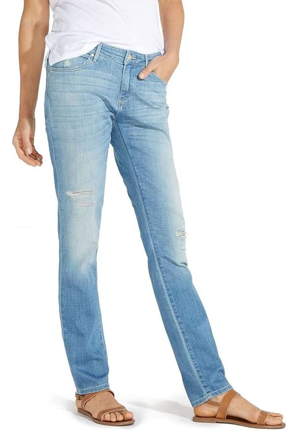 Wrangler - DAMSKIE SPODNIE WRANGLER SLIM SUNFADED W28LC286E