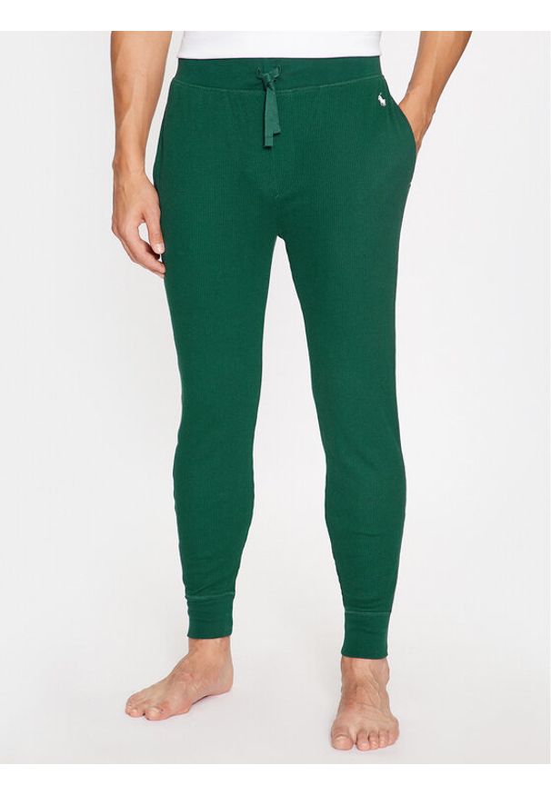 Polo Ralph Lauren Spodnie piżamowe 714899616005 Zielony Regular Fit. Kolor: zielony. Materiał: syntetyk