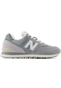 Buty unisex New Balance U574BKR – szare. Kolor: szary. Materiał: guma, skóra, syntetyk, materiał. Szerokość cholewki: normalna. Model: New Balance 574