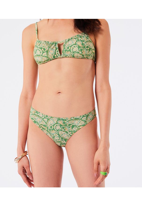 Boho Majtki Bikini - 38 - Zielony - Etam. Kolor: zielony