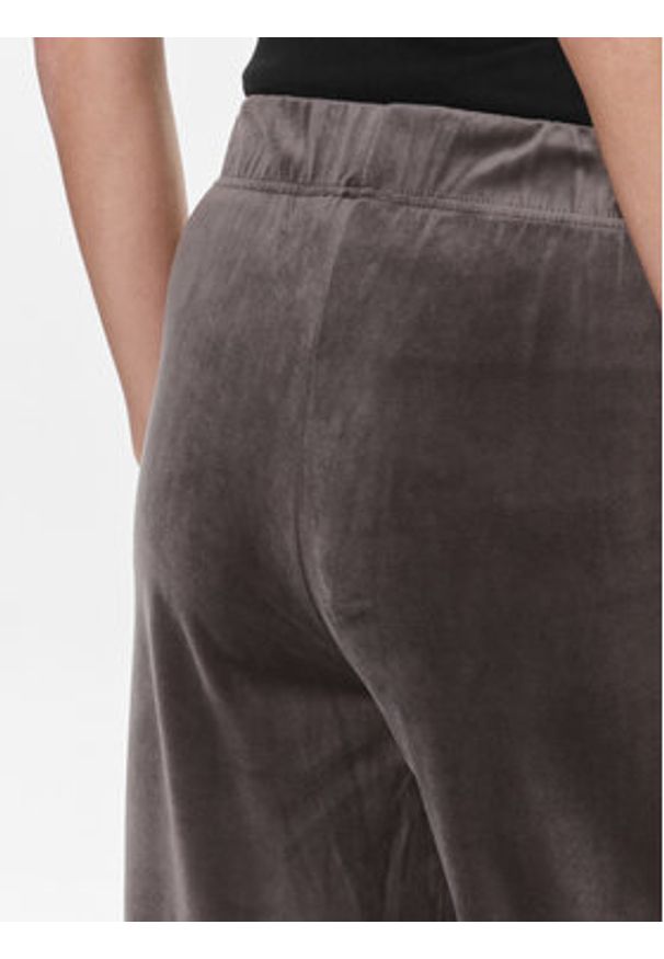 only - ONLY Spodnie dzianinowe Rebel 15311822 Szary Straight Fit. Kolor: szary. Materiał: syntetyk