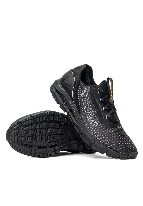 Buty do biegania męskie czarne Under Armour UA HOVR Sonic 4 Storm. Kolor: czarny. Materiał: materiał