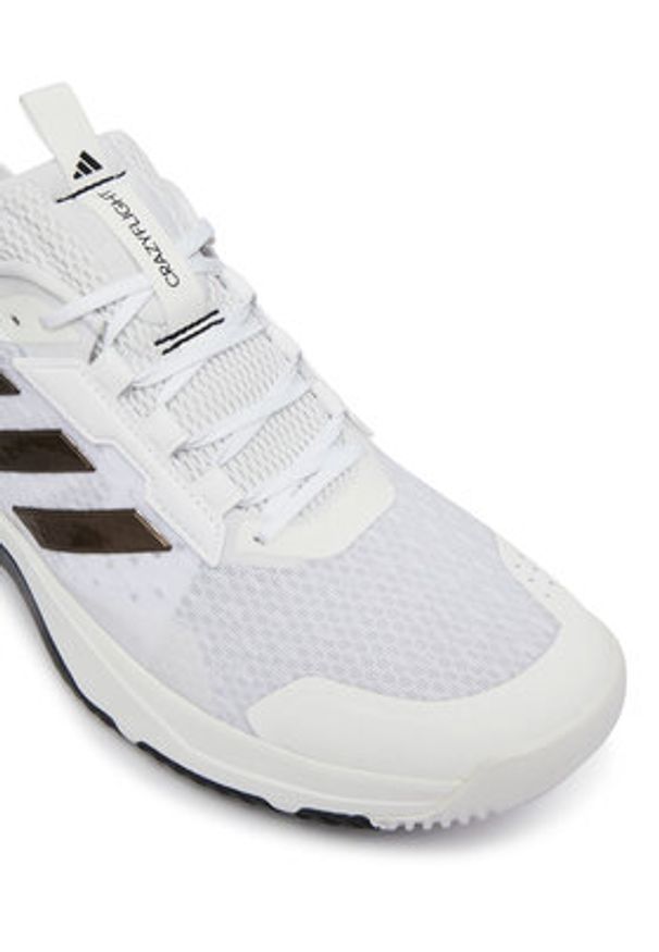 Adidas - adidas Buty halowe Crazyflight 6 KJ1556 Biały. Kolor: biały. Materiał: materiał