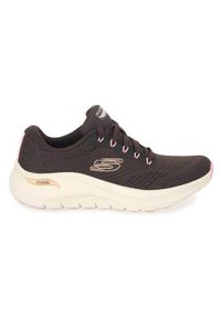 skechers - Buty do chodzenia damskie Skechers Pew Arch Fit. Zapięcie: sznurówki. Kolor: wielokolorowy. Materiał: syntetyk, tkanina, materiał. Szerokość cholewki: normalna. Sport: turystyka piesza
