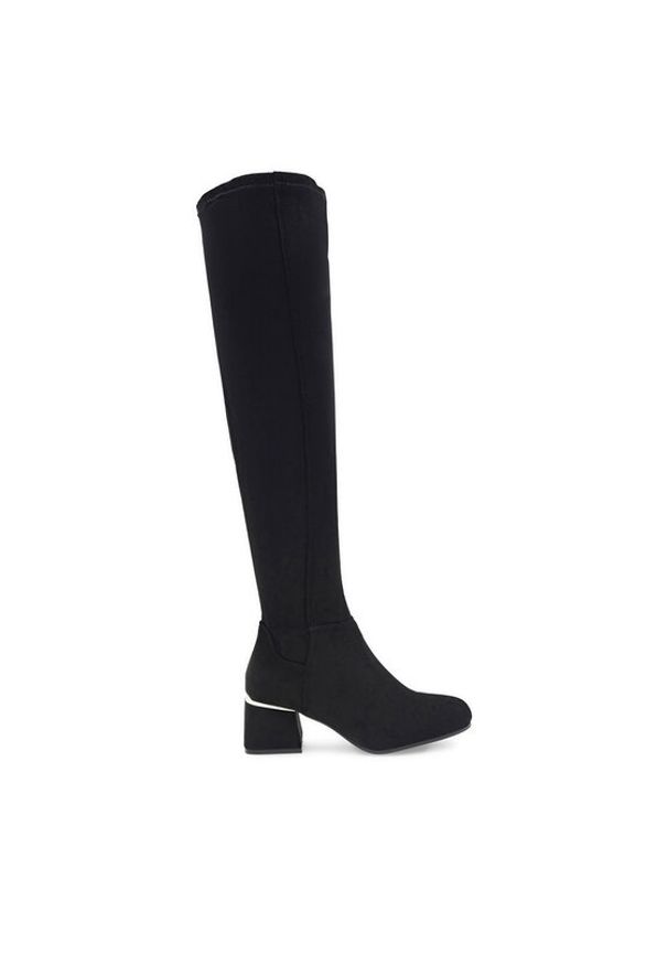 Jenny Fairy Kozaki HELENE WYL2403-15 Czarny. Kolor: czarny. Materiał: materiał