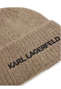Karl Lagerfeld - KARL LAGERFELD Czapka 246W3411 Beżowy. Kolor: beżowy. Materiał: wełna #2