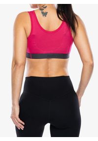 SENSOR - Biustonosz termoaktywny Sensor Merino Active Bra. Kolor: różowy