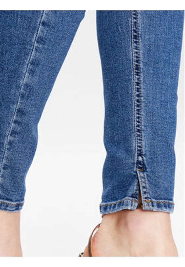 Liu Jo Jeansy UA3003 D4788 Niebieski Slim Fit. Kolor: niebieski