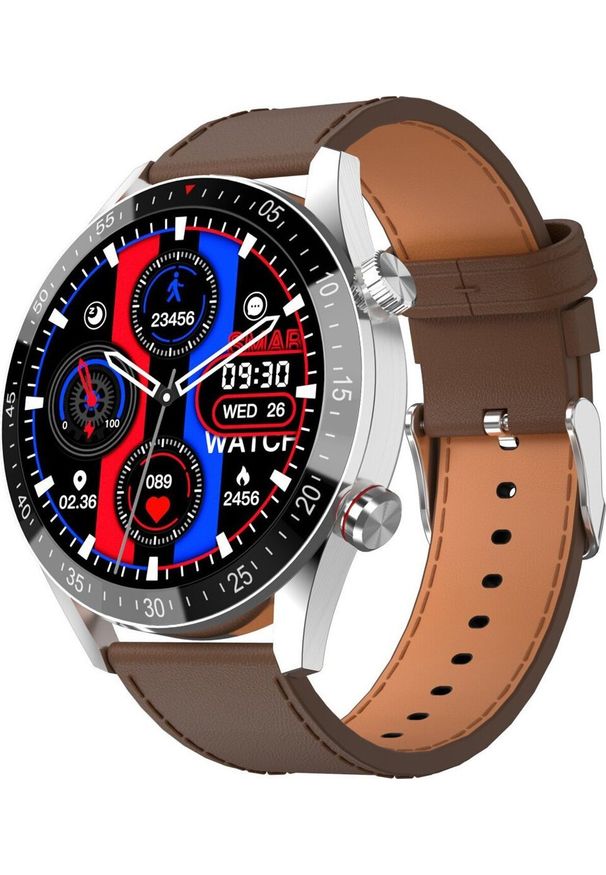 Smartwatch Gravity SMARTWATCH MĘSKI GRAVITY GT4-7 - WYKONYWANIE POŁĄCZEŃ, KROKOMIERZ (sg023g) NoSize. Rodzaj zegarka: smartwatch