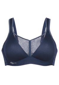 ANITA ACTIVE - Stanik do biegania Air Control mit Delta Pad z wysoki poziomem podtrzymywania. Kolor: niebieski. Materiał: elastan, poliester, poliamid. Sport: bieganie