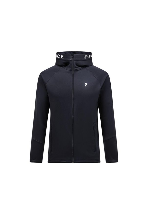 Bluza Peak Performance męska Rider Zip Hood. Kolor: czarny