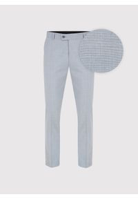 Pako Lorente - PAKO LORENTE – Szare spodnie ganiturowe. Kolor: szary. Materiał: poliester, wiskoza, elastan. Wzór: gładki. Styl: młodzieżowy, elegancki #6