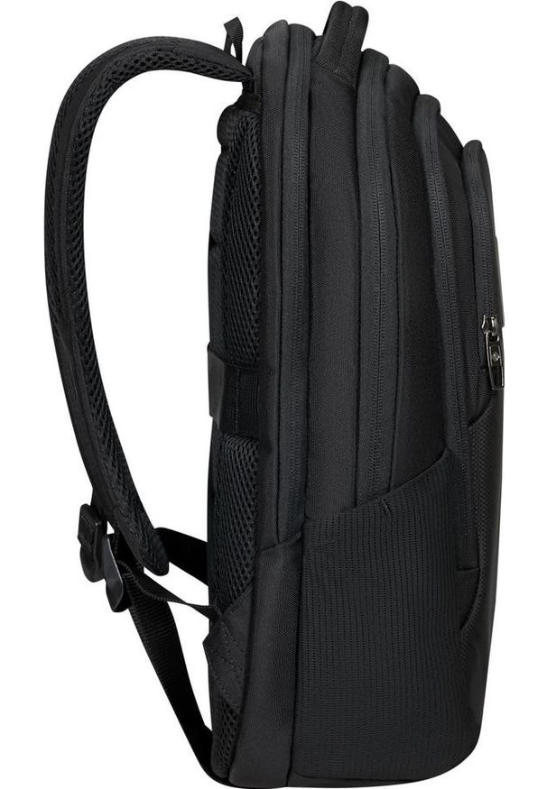 Plecak Samsonite 155195 1041 14.1'' Guardit 3.0 czarny. Kolor: czarny. Materiał: tkanina, materiał. Styl: casual, klasyczny, biznesowy