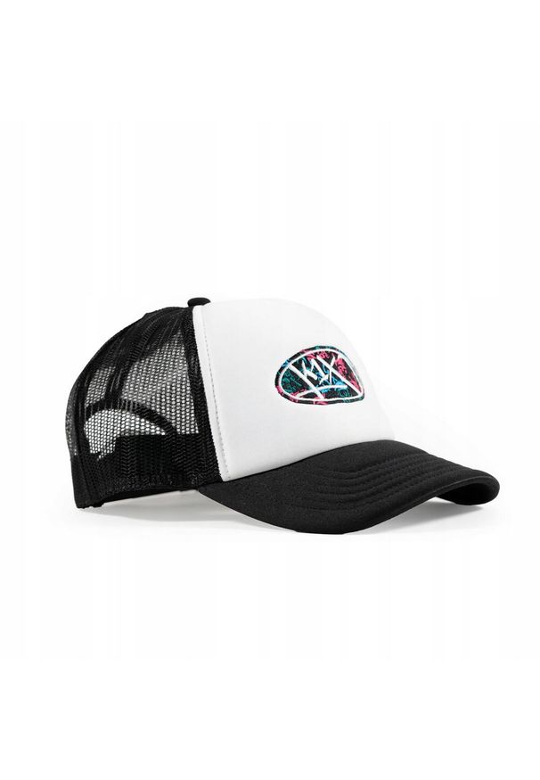 Czapka z daszkiem K1X Badge Trucker Snapback - KXM241-052. Kolor: czarny, biały, wielokolorowy