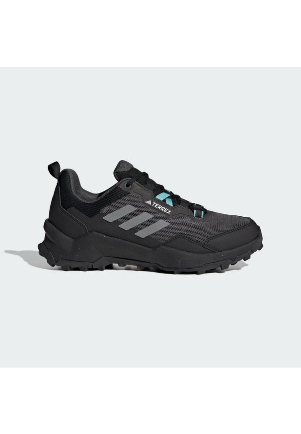 Adidas - Terrex AX4 Hiking Shoes. Kolor: zielony, czarny, szary, wielokolorowy. Materiał: materiał. Model: Adidas Terrex. Sport: turystyka piesza