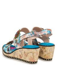 Laura Vita Sandały Ballon 09 Kolorowy. Materiał: skóra. Wzór: kolorowy #6