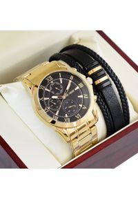 Zegarek Paul Lorens Zestaw męski zegarek NEXTON 3844B2-1D1 + bransoletka #1