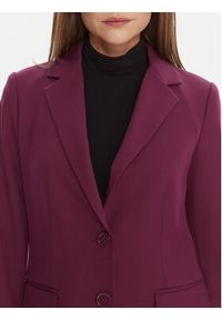 United Colors of Benetton - United Colors Of Benetton Marynarka 2L4HDW02W Fioletowy Slim Fit. Kolor: fioletowy. Materiał: syntetyk #5