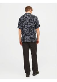Jack & Jones - Jack&Jones Koszula Monochrome Resort 12249210 Szary Relaxed Fit. Kolor: szary. Materiał: wiskoza #5