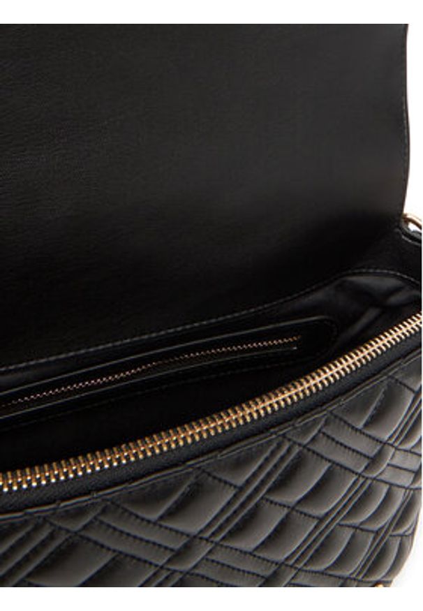 Love Moschino - LOVE MOSCHINO Torebka JC4302PP0MK1200A Czarny. Kolor: czarny. Materiał: skórzane