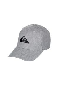 Quiksilver - Czapka dla Mężczyzn DECADES Szary. Kolor: szary. Materiał: materiał, poliester, bawełna. Wzór: haft