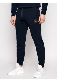 Jack & Jones Spodnie dresowe Gordon 12165322 Granatowy Regular Fit. Kolor: niebieski. Materiał: bawełna #1