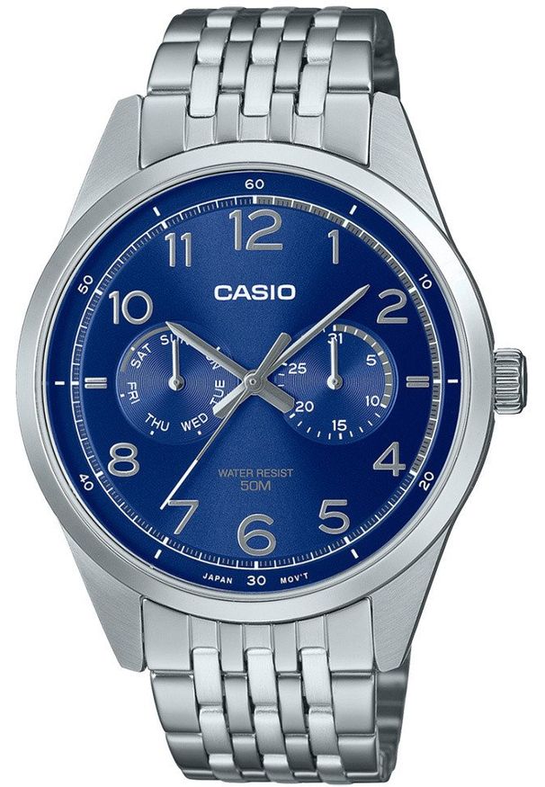Zegarek Casio ZEGAREK MĘSKI CASIO MTP-E340D-2A (zd264b) + BOX