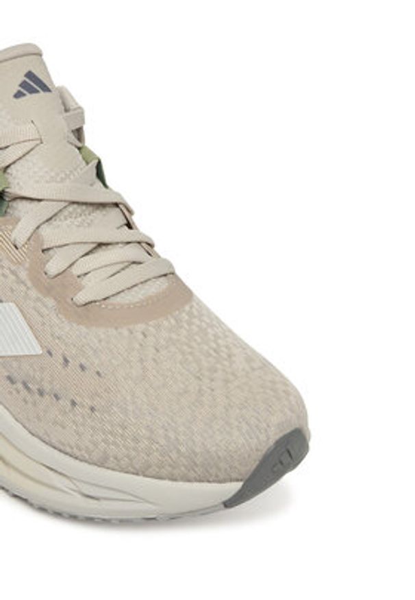 Adidas - adidas Buty do biegania adistar 4 JR0316 Beżowy. Kolor: beżowy. Materiał: materiał