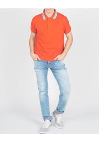 Invicta Koszulka Polo | 4452240 / U | Mężczyzna | Pomarańczowy. Okazja: na co dzień. Typ kołnierza: polo. Kolor: pomarańczowy. Materiał: bawełna. Długość rękawa: krótki rękaw. Wzór: aplikacja. Styl: klasyczny, casual