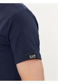 EA7 Emporio Armani T-Shirt 3DPT37 PJMUZ 1554 Granatowy Regular Fit. Kolor: niebieski. Materiał: bawełna #2