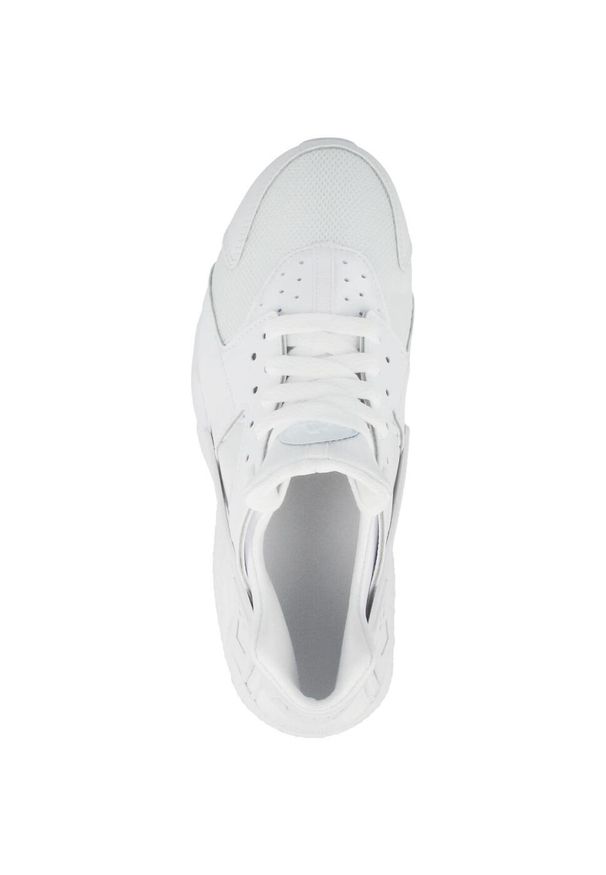 Buty Kobieta Nike Air Huarache biały. Okazja: na co dzień. Kolor: biały. Materiał: materiał, syntetyk, tkanina, skóra. Model: Nike Huarache, Nike Air Huarache. Sport: turystyka piesza