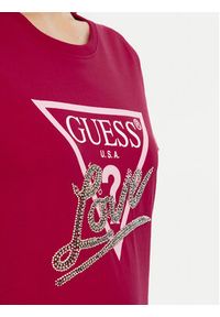 Guess T-Shirt W5RI10 I3Z14 Czerwony Regular Fit. Kolor: czerwony. Materiał: bawełna #3