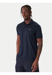 EA7 Emporio Armani Polo 7M001359 AF13862 UB102 Granatowy Slim Fit. Typ kołnierza: polo. Kolor: niebieski. Materiał: syntetyk #1