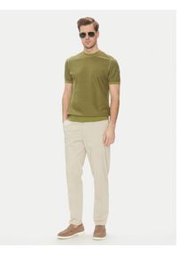BOSS Sweter Jianfranco 50537642 Zielony Regular Fit. Kolor: zielony. Materiał: bawełna #4