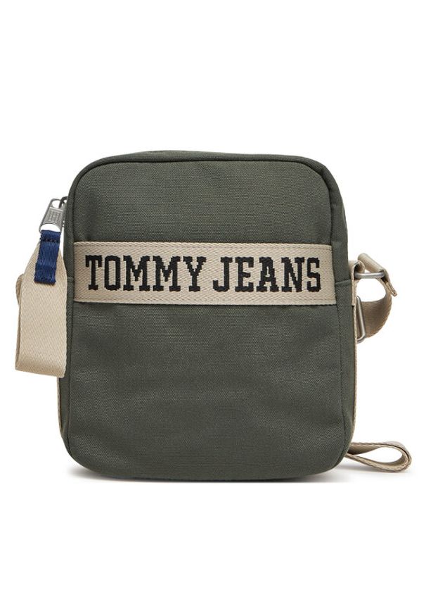 Tommy Jeans Saszetka Tjm Retro Cool Reporter AM0AM13277 Khaki. Kolor: brązowy. Materiał: materiał