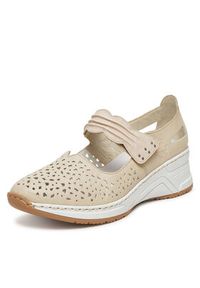 Rieker Półbuty CEO-N4382-60 Beżowy. Kolor: beżowy. Materiał: skóra #6
