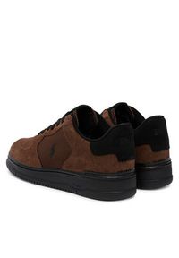 Polo Ralph Lauren Sneakersy Masters Court 809913423003 Brązowy. Kolor: brązowy. Materiał: zamsz, skóra #4