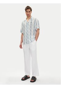 Emporio Armani Koszula EM000593 AF12351 F0027 Błękitny Regular Fit. Kolor: niebieski. Materiał: wiskoza #3