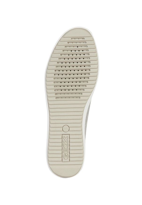 Geox - Buty. Nosek buta: okrągły. Zapięcie: sznurówki. Kolor: srebrny. Materiał: skóra, guma