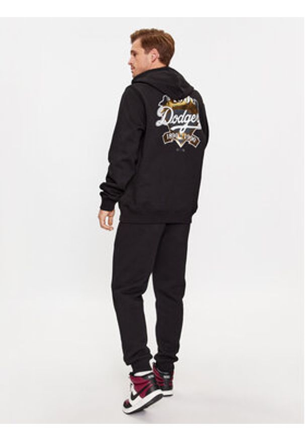 47 Brand Bluza Los Angeles Dodgers BC012PMGUDR590419JK Czarny Regular Fit. Kolor: czarny. Materiał: bawełna