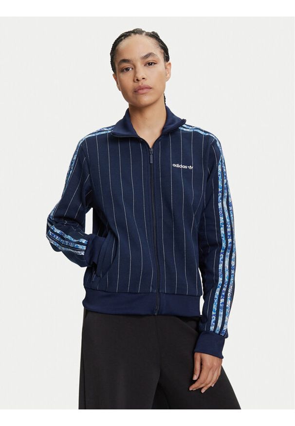 Adidas - adidas Bluza Liberty London Tonal Blocked JC5306 Granatowy Regular Fit. Kolor: niebieski. Materiał: syntetyk, bawełna