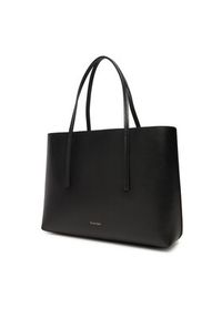 Calvin Klein Torebka Foil Logo Small Tote LV04F3275G Czarny. Kolor: czarny. Materiał: skórzane #4