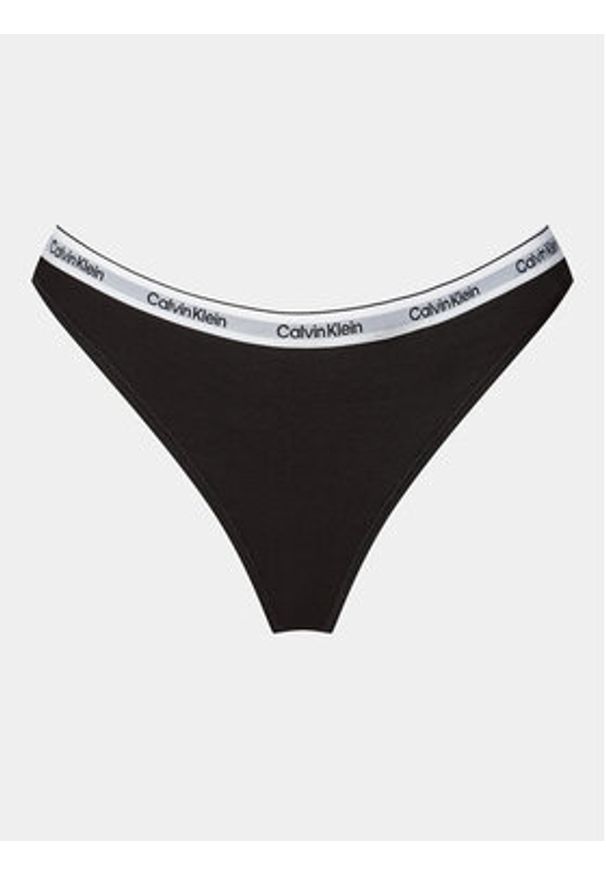 Calvin Klein Underwear Komplet 3 par stringów 000QD5209E Kolorowy. Materiał: bawełna. Wzór: kolorowy